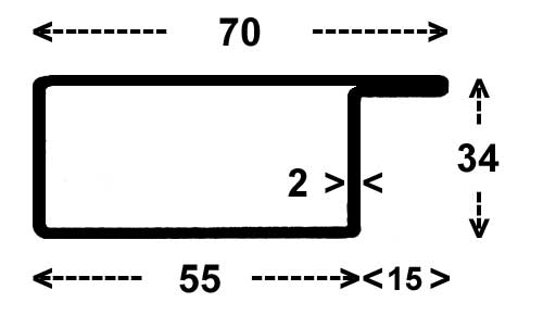 RP-104, Serie 34 mm 
3,14 kg/m, Länge 6m