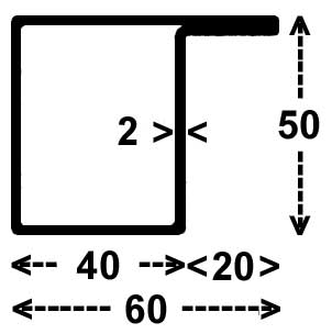 RP-1072, Serie 50 mm 
3,39 kg/m, Länge 6m