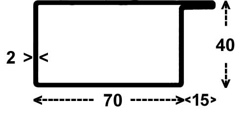 RP-1087, Serie 40 mm 
3,80 kg/m, Länge 6m