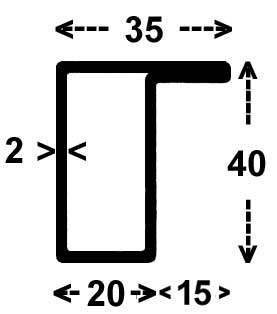 RP-1114, Sere 40 mm 
2,23 kg/m, Länge 6m