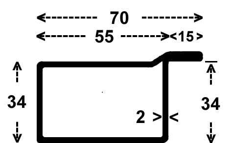 RP-114, Serie 34 mm 
3,33 kg/m, Länge 6m