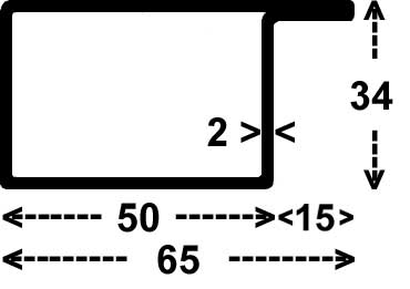 RP-1191, Serie 34 mm 
3,01 kg/m, Länge 6m