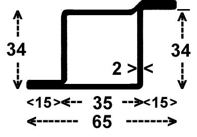 RP-138, Serie 34 mm 
3,01 kg/m, Länge 6m