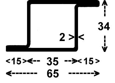 RP-139, Serie 34 mm 
2,98 kg/m, Länge 6m