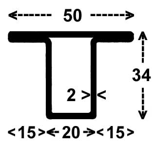 RP-143, Serie 34 mm 
2,51 kg/m, Länge 6m