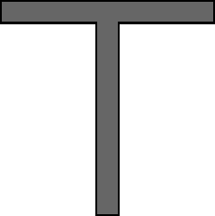 Aluminium T-Profil *
6060 AlMgSi0,5, Länge 6m